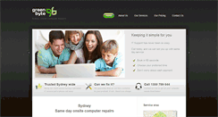 Desktop Screenshot of greenbyte.com.au